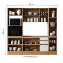 Ver imagem 4 de Cozinha Completa 11PTS 2GAVS s/Tpo Vivace Cinamomo/Off White