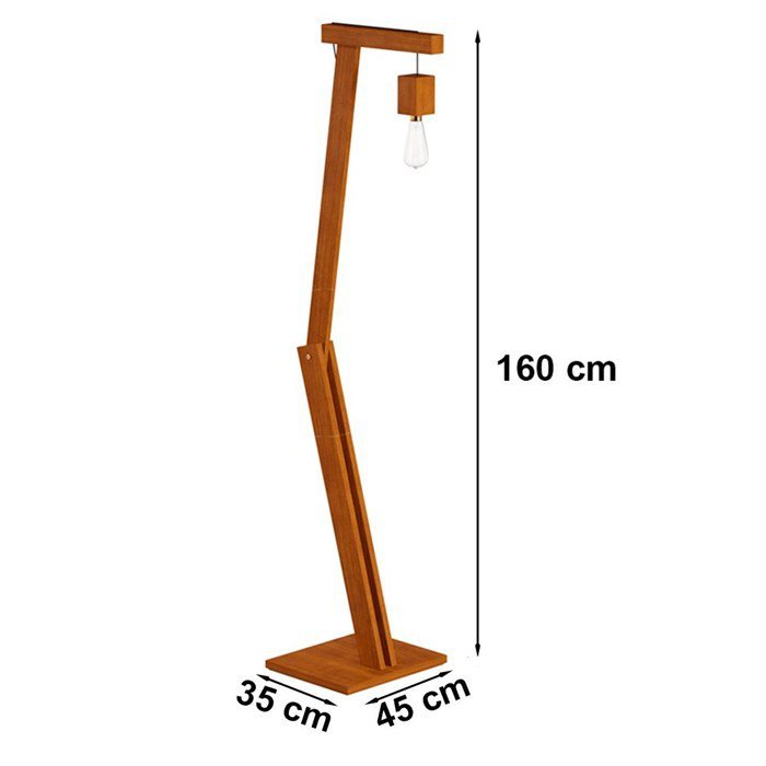 Luminaria De Chao Articulada Para Sala De Estar P13 Nature Tebar