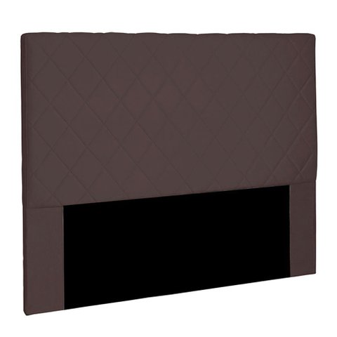 Cabeceira Decorativa King Size 1,95m Givenchy Suede Café