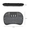Mini Teclado Mouse Iluminado Led Touchpad Wireless Bluetooth Wifi Sem Fio Tv Smart Box Usb I8 Preto - 3