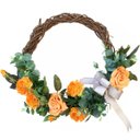 Ver imagem 1 de Floreal Guirlanda de Porta C Laço Decor Primavera e Natal