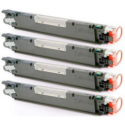 Kit Colorido 4 Cores / Toner Compatível HP 126A 130A / CP1025 CP1025NW CP1020 M175A M175NW M176N - 2