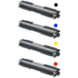 Kit Colorido 4 Cores / Toner Compatível HP 126A 130A / CP1025 CP1025NW CP1020 M175A M175NW M176N - 3