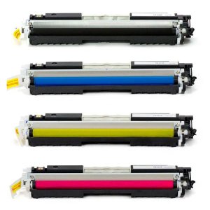 Kit Colorido 4 Cores / Toner Compatível HP 126A 130A / CP1025 CP1025NW CP1020 M175A M175NW M176N
