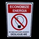 Ver imagem 2 de Placa de Sinalização 15x20 Economize Energia Desligue-me