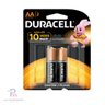 02 Pilhas Duracell Duralock Alcalina Embalagem Boa Qualidade - 2