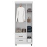 Guarda Roupa Solteiro Ambiente 2232 Branco – Araplac - 3