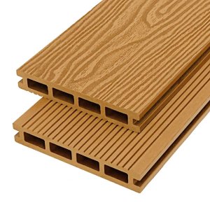 Deck Área Externa em Wpc Cor Carvalho 290cm X 15cm Rm Decor