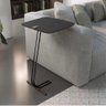 Mesa de Apoio para Sofá Bandeja Preta Base Preta - 2