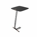 Ver imagem 4 de Mesa de Apoio para Sofá Bandeja Preta Base Preta