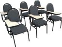 Ver imagem 1 de Kit com 6 Cadeiras para Auditórios Linha Hotel Cinza