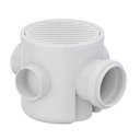 Ver imagem 1 de Caixa Sifonada Pvc Porta Grelha 100x100x50mm Quadrada Branca Tigre