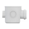 Caixa Sifonada Pvc Porta Grelha 100x100x50mm Quadrada Branca Tigre - 4