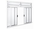 Ver imagem 1 de Janela de Correr Alumínio Branco 04F c/Basculante Classic - 120x120cm
