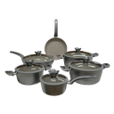 Ver imagem 1 de Jogo Panelas Cerâmica Antiaderente Indução Original Orleans 4 Peças com Wok