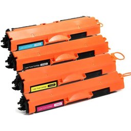 Kit Colorido 4 Cores / Toner Compatível CF350A CF351A CF352A CF353A para HP Laserjet 100 Color - 1
