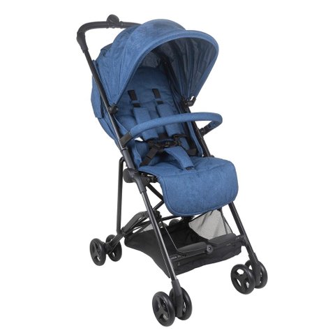 Carrinho De Bebê P/ Passeio Compacto Dobrável Styll Baby Airplane Azul