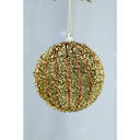 Ver imagem 2 de Bola de Natal Dourada Kit com 3 Unid. Kit 3 Pçs.