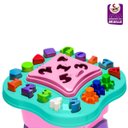 Ver imagem 2 de Mesinha De Atividades Rosa Com Blocos Brinquedo Educativo
