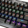 Kit Teclado Mecânico + Mouse 3200 Dpi Gamer Profissional Usb Abnt2 Iluminado Led Rgb Metal Preto - 2
