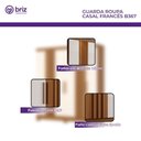 Ver imagem 4 de Guarda Roupa Casal 6 Portas 3 Gavetas Francês com Armário Multiuso Margarida Cinamomo Off White - He