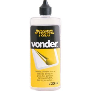 Removedor de Etiquetas e Colas 120ml - 80.99.130.001 - Vonder Removedor de Etiqueta/cola 120ml Vonde