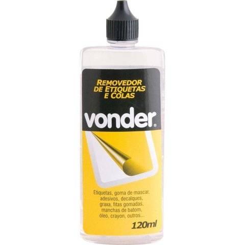 Removedor de Etiquetas e Colas 120ml - 80.99.130.001 - Vonder Removedor de Etiqueta/cola 120ml Vonde