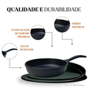 Ver imagem 3 de Frigideira Petit Ferro Fundido 16cm 0,6L com Cabo de Ferro Panela Mineira