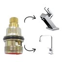 Ver imagem 2 de Reparo 1/4 Volta Misturadores Lorenzetti Esquerdo Mini 30mm