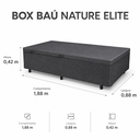 Ver imagem 3 de Box Baú Solteiro Nature Elite 88x188 cm com Pistão a Gás Grafite