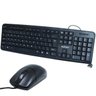 Kit 10 Teclados Usb Abnt2 com Ç + 10 Mouses Computador Pc Standard Exbom BK-102 MS-70 Preto - 2