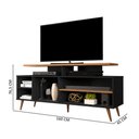 Ver imagem 4 de Rack para TV 65 Polegadas Preto Canela Viena Carmolar