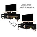 Ver imagem 3 de Rack para TV 65 Polegadas Preto Canela Viena Carmolar