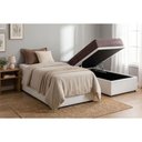 Ver imagem 2 de Cama Box Baú Novo + Colchão Molas Kappesberg Ensacadas Inverno Verão + Base Crc Courano White