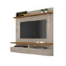 Painel Bancada Suspensa Lana 160cm para TV até 60 Polegadas - Madetec - Fendi/Naturale - 2