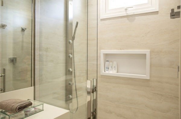 Nicho Banheiro Embutir 30x60cm Plástico Branco - Metasul - 6