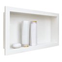 Ver imagem 4 de Nicho Banheiro Embutir 30x60cm Plástico Branco - Metasul
