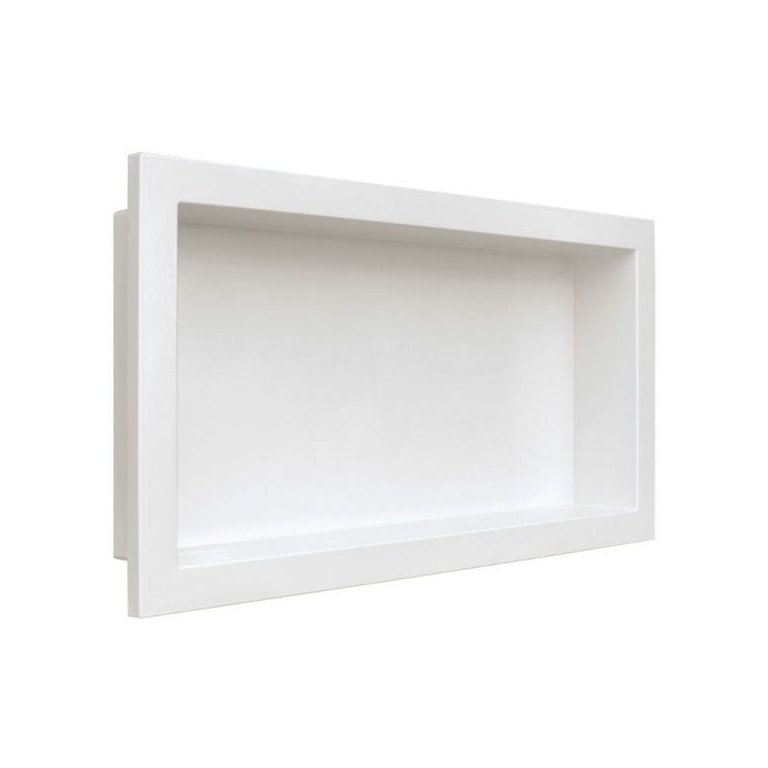 Nicho Banheiro Embutir 30x60cm Plástico Branco - Metasul
