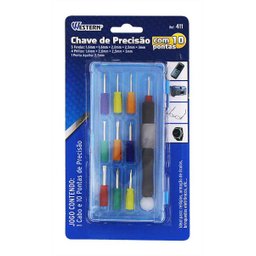 Chave De Precisão Com 10 Pontas Western Western 411 - 3 Chave De Precisão Com 10 Pontas Western Western 411 - 3