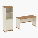 Ver imagem 6 de Conjunto Escritório Mesa e Armário Office Berlin - Vianossa