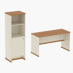 Conjunto Escritório Mesa e Armário Office Berlin - Vianossa - 6