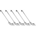 Ver imagem 1 de Kit 5 Colheres Grandes 47cm Cozinha Industrial Restaurante Gastronomia Buffet Weck