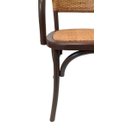 Ver imagem 3 de Cadeira Paris com Encosto em Palha. com Braço. Assento em Rattan Natural. Cor Marrom