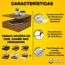 Ver imagem 2 de Mesa de Cabeceira Gaveta e Prateleira Imbuia