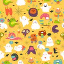 Ver imagem 2 de Papel de Parede Infantil - Monstrinhos 2 Arte Destaque 3,50 Metros