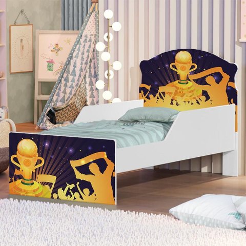 Mini Cama Campeonato de Futebol com Colchão