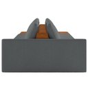 Ver imagem 6 de Sofá Ilha Modular para Sala 342cm com Puff Dublin K01 Bouclê Cinza Sintético Caramelo - Lyam Decor