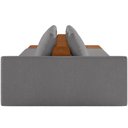 Ver imagem 6 de Sofá Ilha Modular para Sala 342cm com Puff Dublin K01 Bouclê Cinza Sintético Caramelo - Lyam Decor