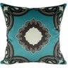 Almofada Arabesco Azul Tiffany Veludo 50x50 - 1