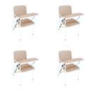 Ver imagem 1 de Kit 4 Cadeira Coleta de Sangue Standard com Braço Frontal Bege